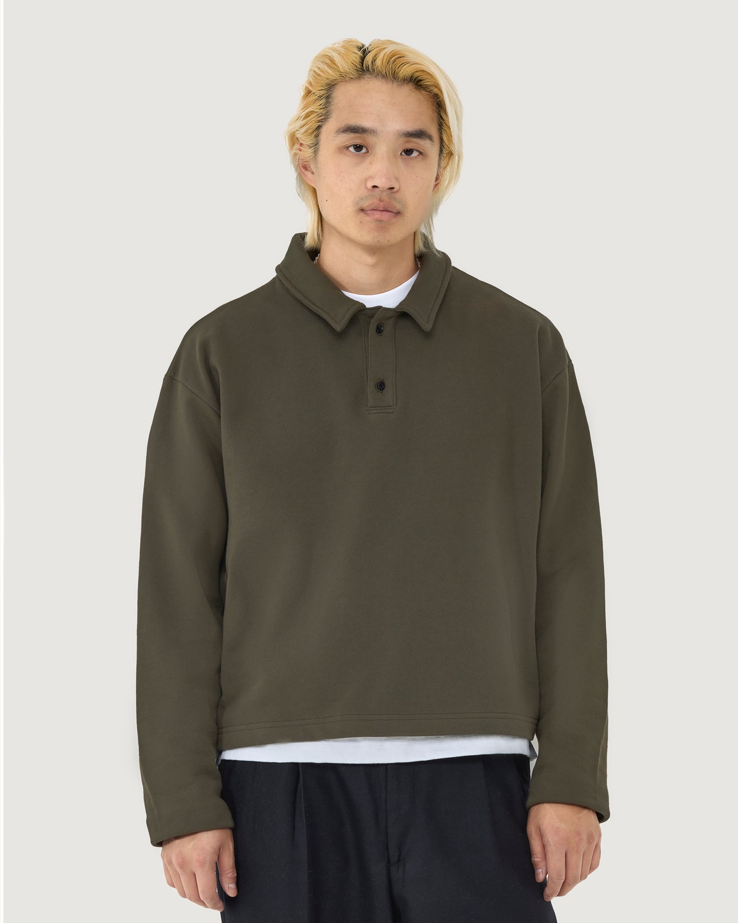 LS Polo Sweatshirt