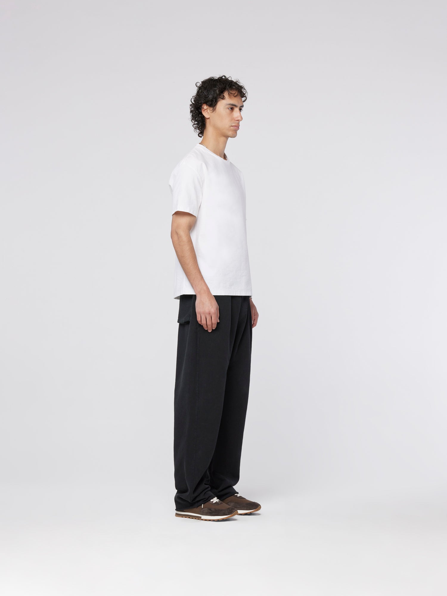 Pleated Sweatpant Trouser