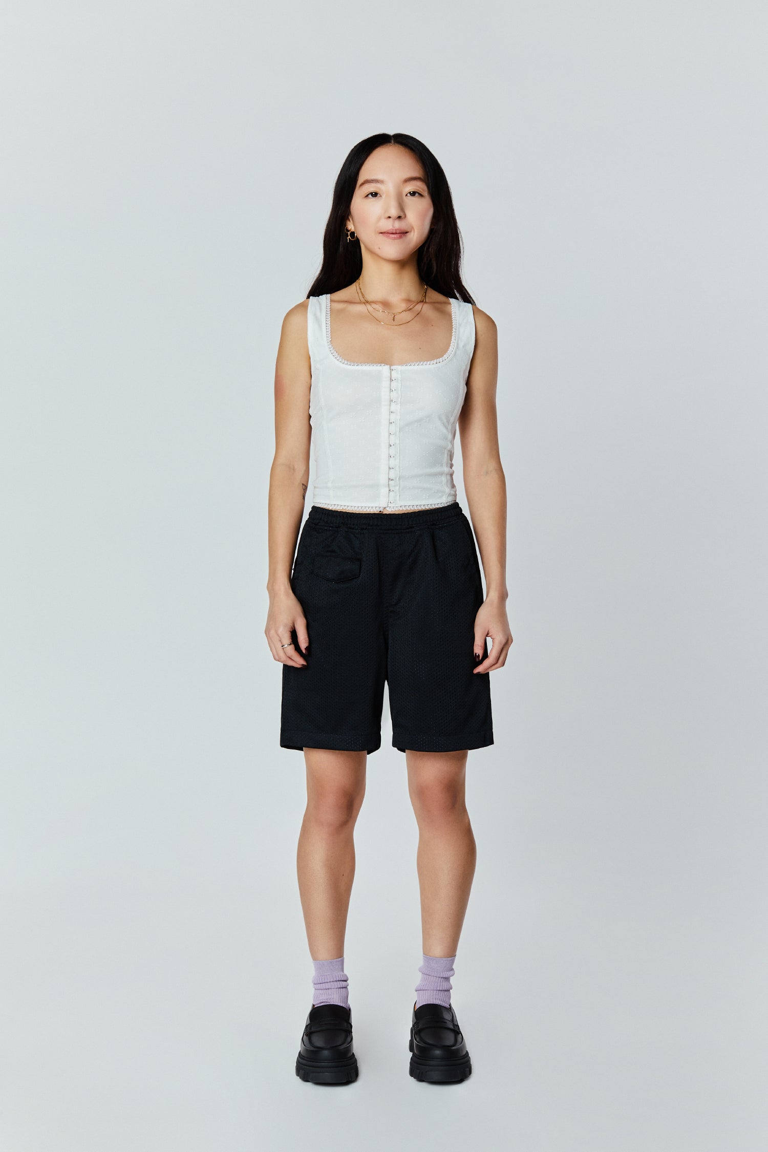 Ivy Mesh Short (Black)